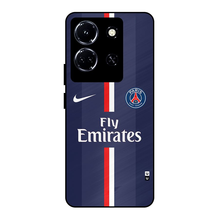 Saint Paris Jersey Metal Back Case for Infinix Note 30 5G