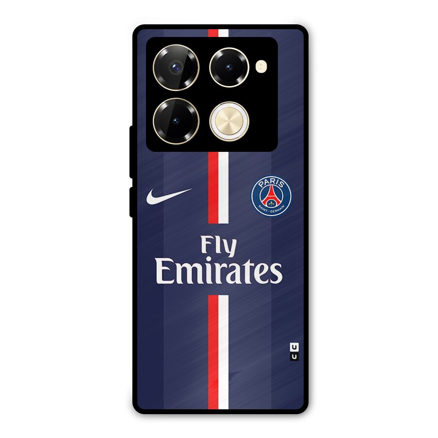 Saint Paris Jersey Metal Back Case for Infinix Note 40 Pro