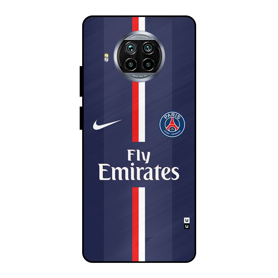Saint Paris Jersey Metal Back Case for Mi 10i