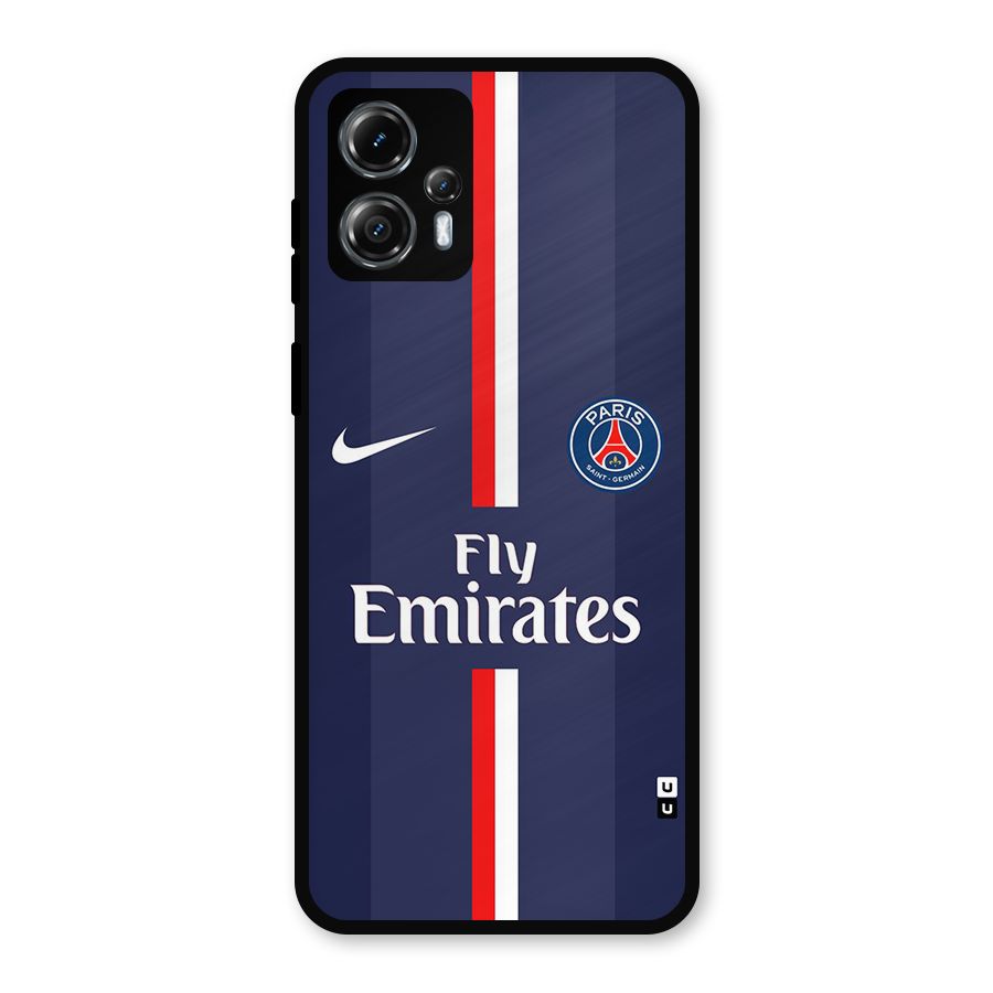 Saint Paris Jersey Metal Back Case for Moto G13