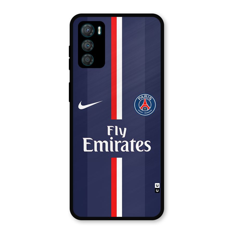 Saint Paris Jersey Metal Back Case for Moto G42