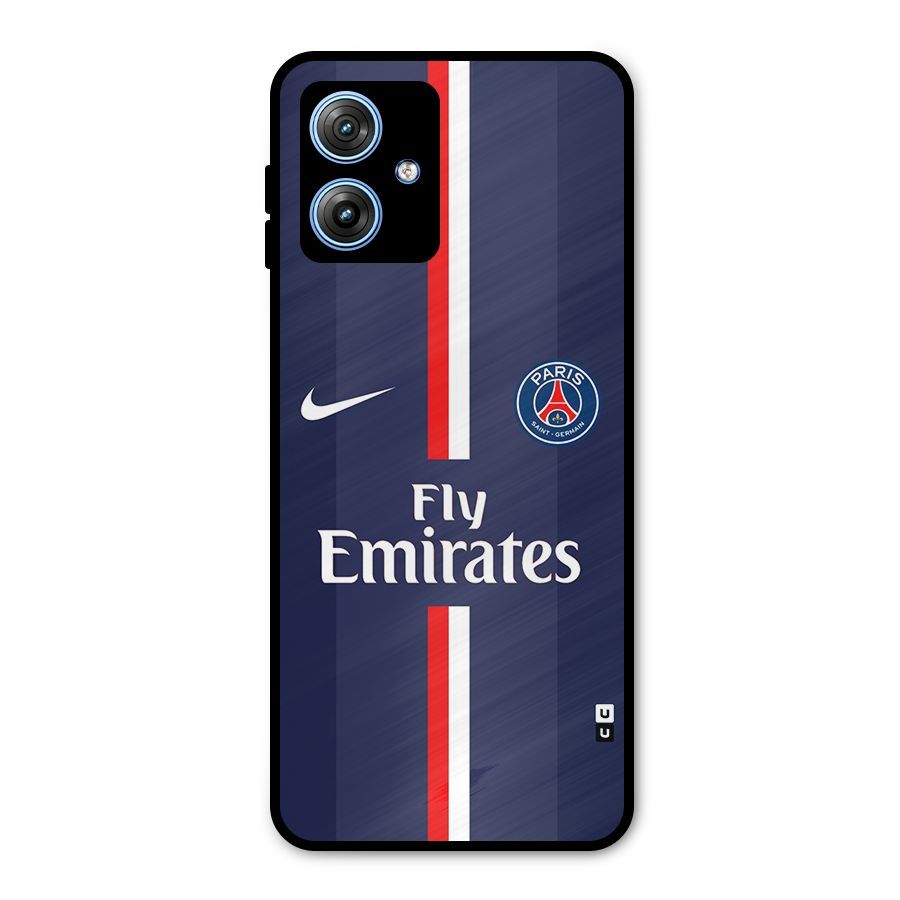 Saint Paris Jersey Metal Back Case for Moto G54