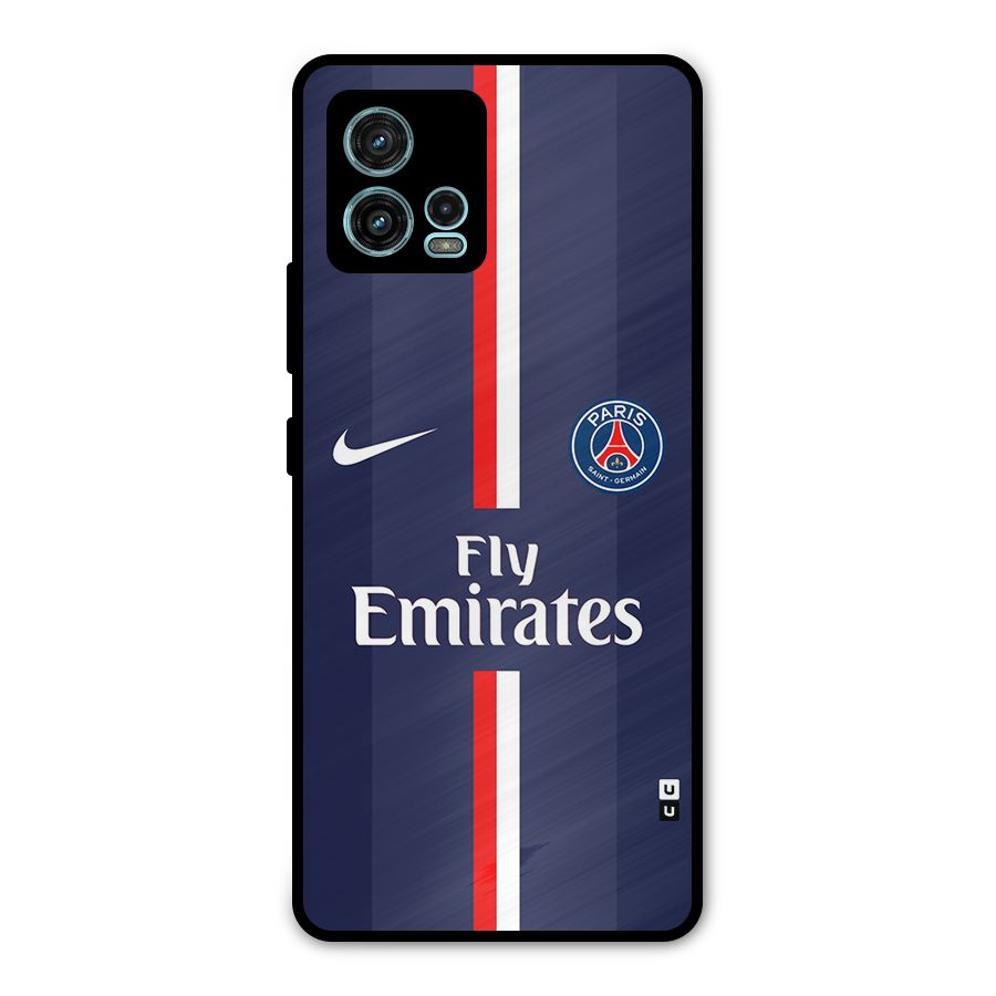 Saint Paris Jersey Metal Back Case for Moto G72