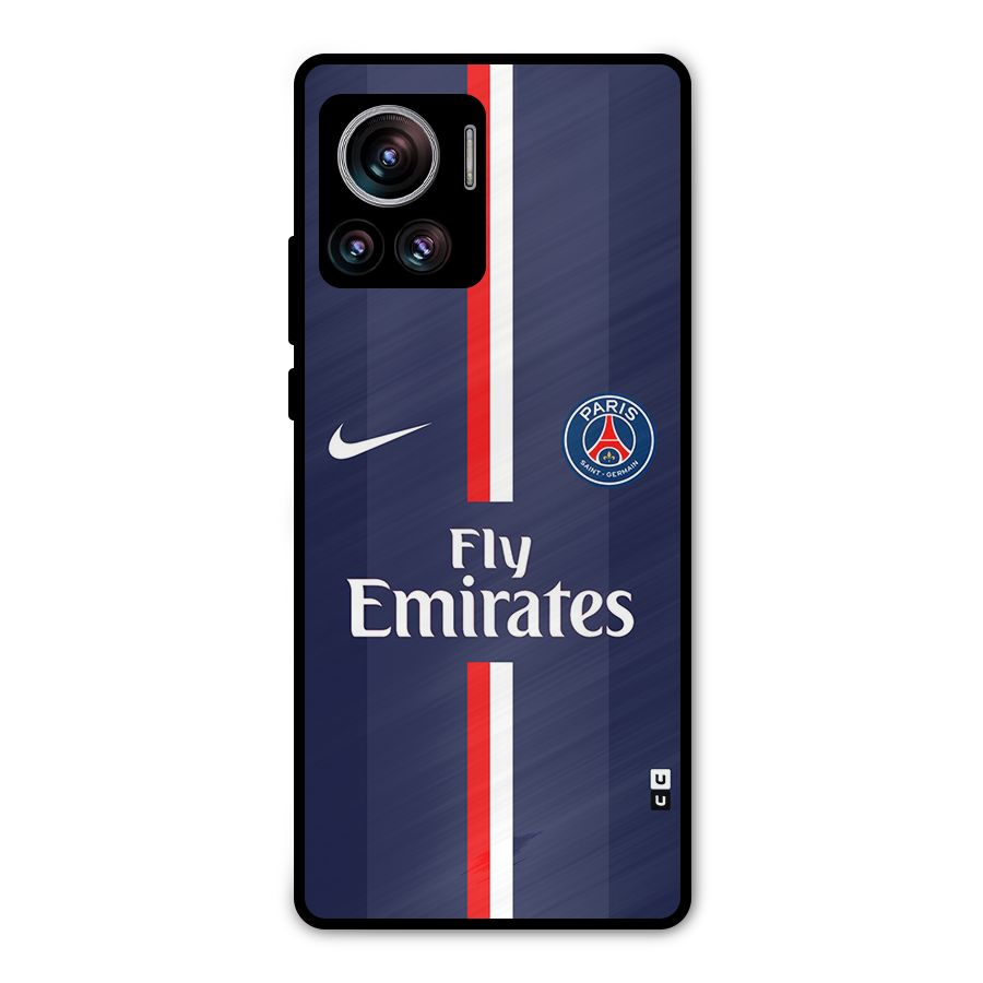 Saint Paris Jersey Metal Back Case for Motorola Edge 30 Ultra