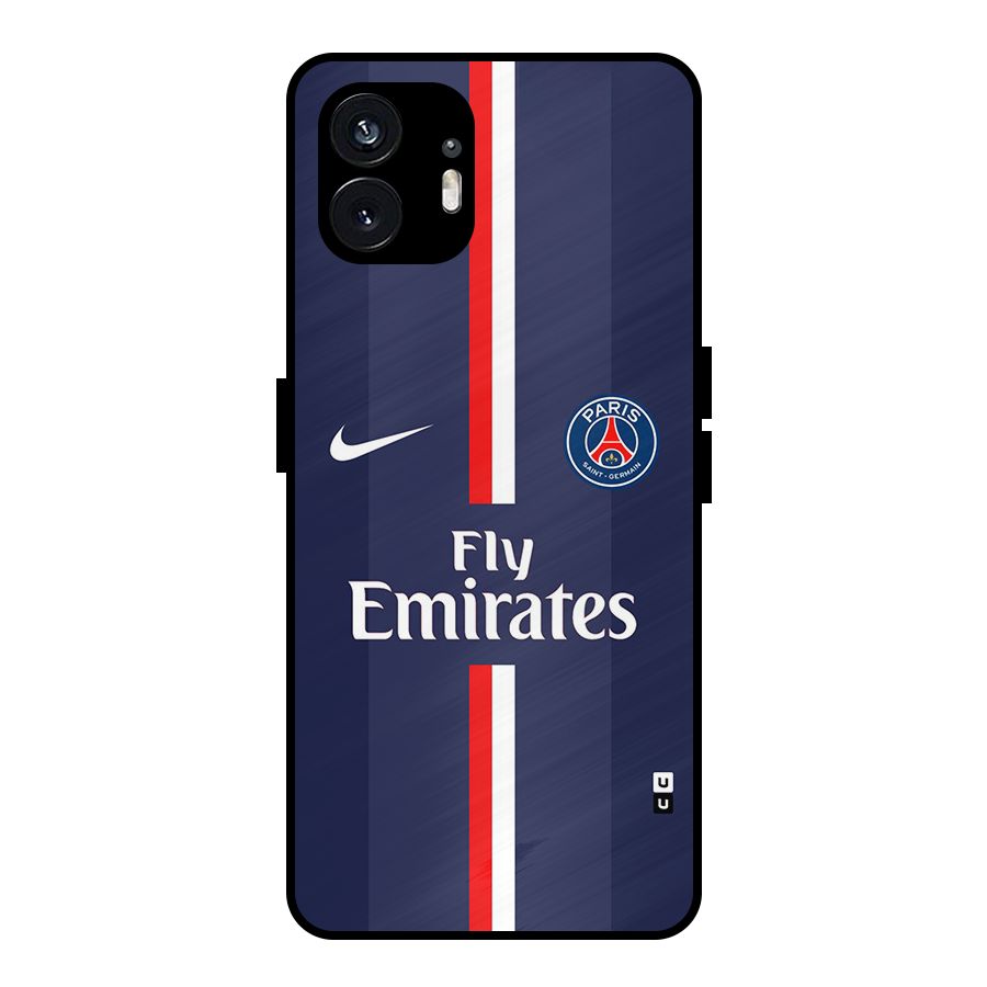 Saint Paris Jersey Metal Back Case for Nothing Phone 2
