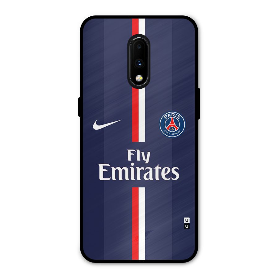 Saint Paris Jersey Metal Back Case for OnePlus 7