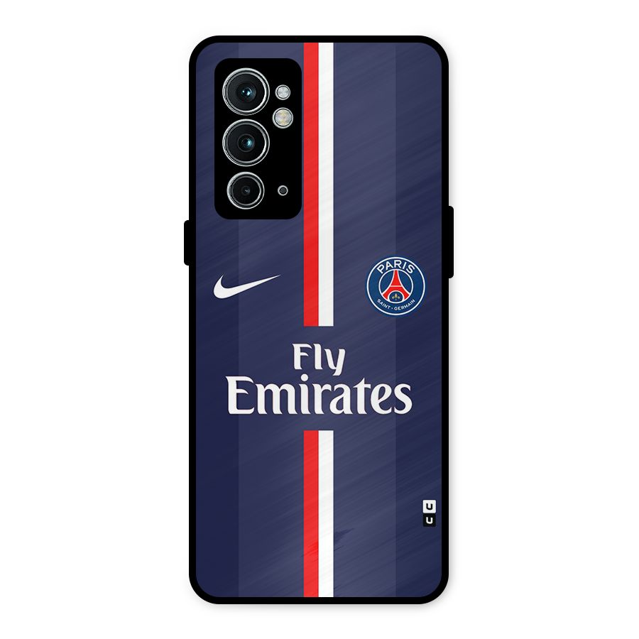Saint Paris Jersey Metal Back Case for OnePlus 9RT 5G