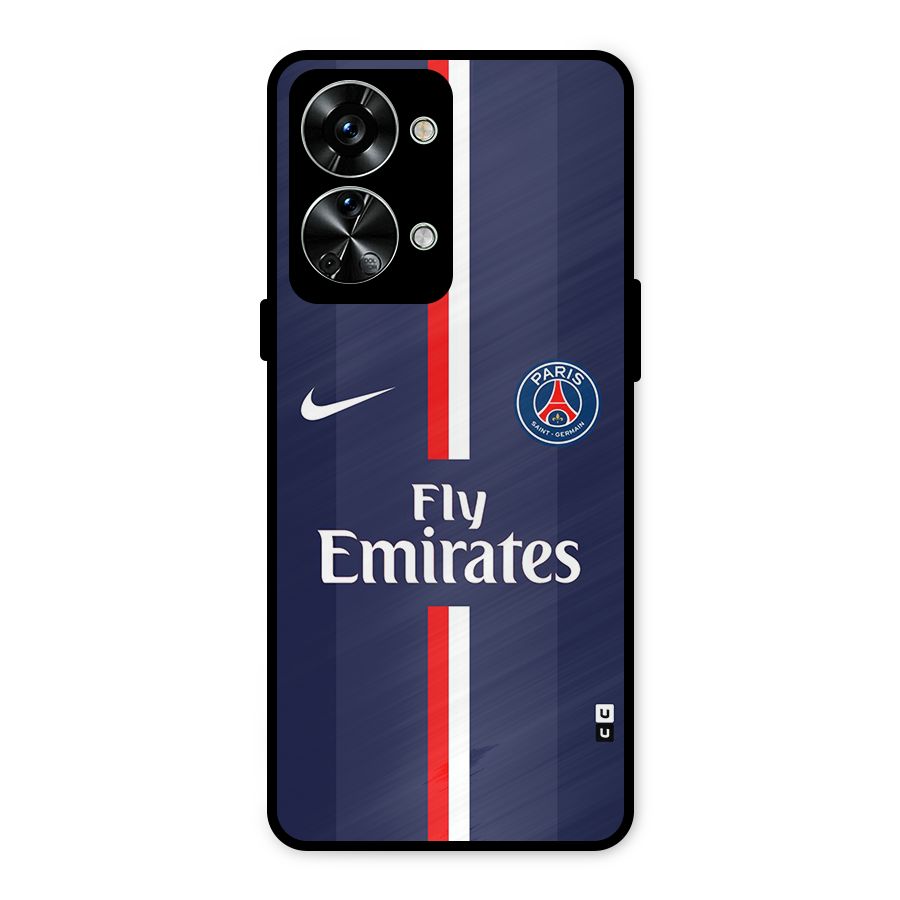 Saint Paris Jersey Metal Back Case for OnePlus Nord 2T