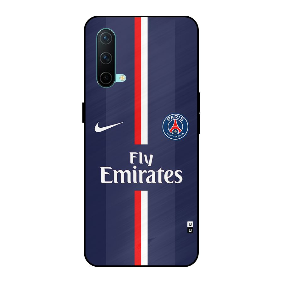 Saint Paris Jersey Metal Back Case for OnePlus Nord CE 5G