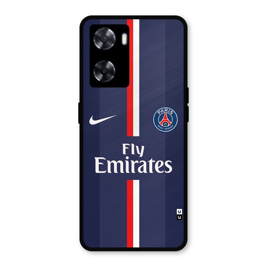 Saint Paris Jersey Metal Back Case for Oppo A77s