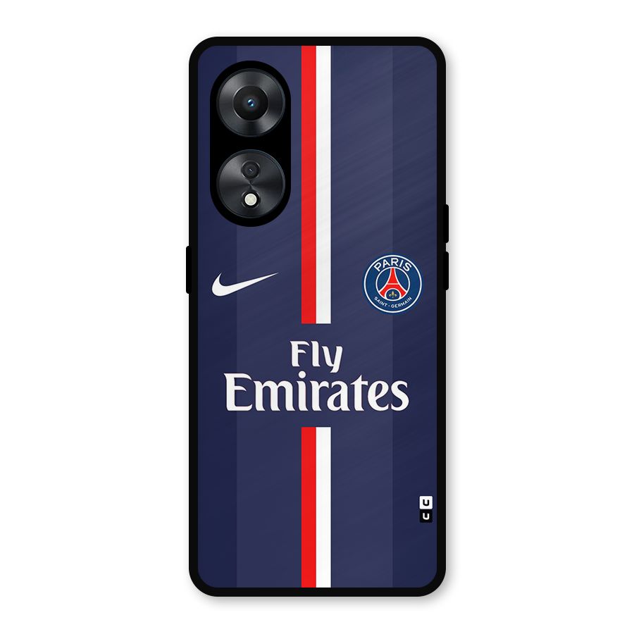Saint Paris Jersey Metal Back Case for Oppo A78