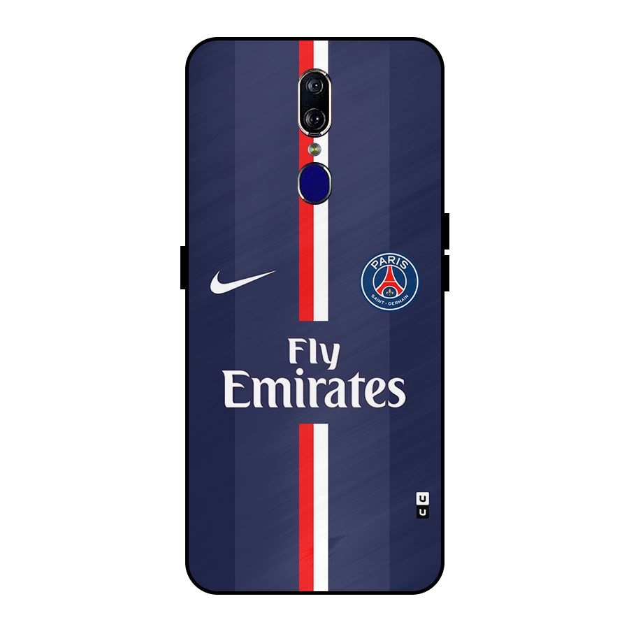Saint Paris Jersey Metal Back Case for Oppo F11