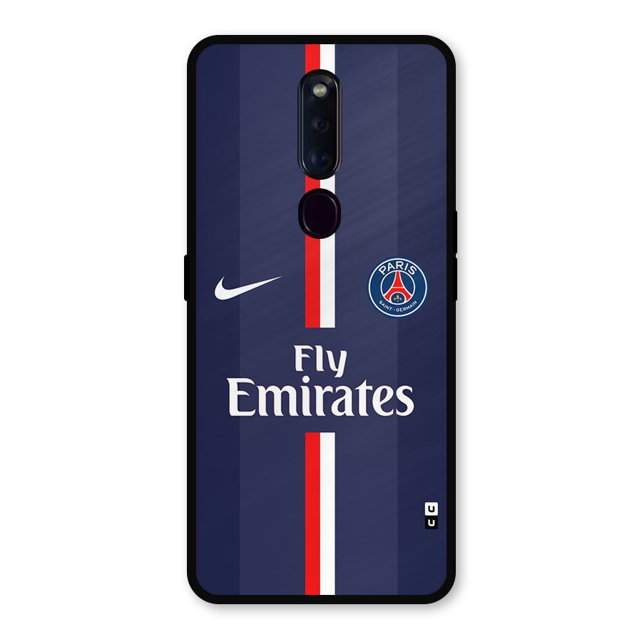 Saint Paris Jersey Metal Back Case for Oppo F11 Pro