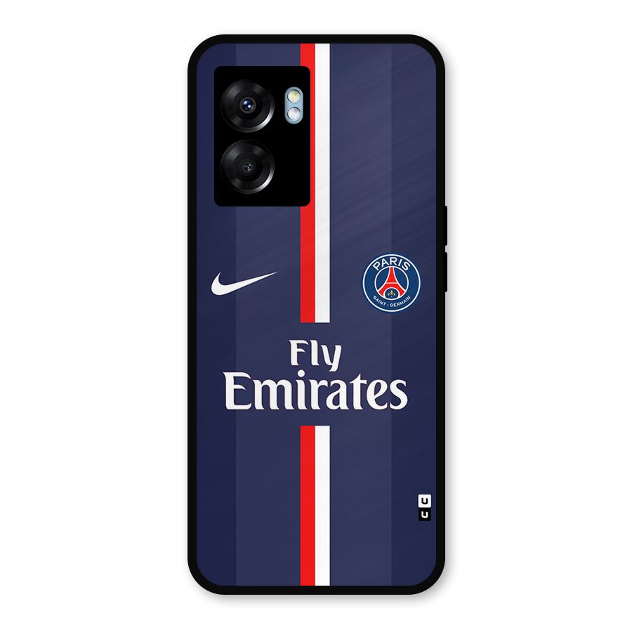 Saint Paris Jersey Metal Back Case for Oppo K10 (5G)