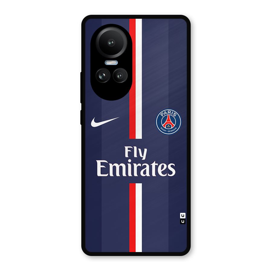 Saint Paris Jersey Metal Back Case for Oppo Reno10