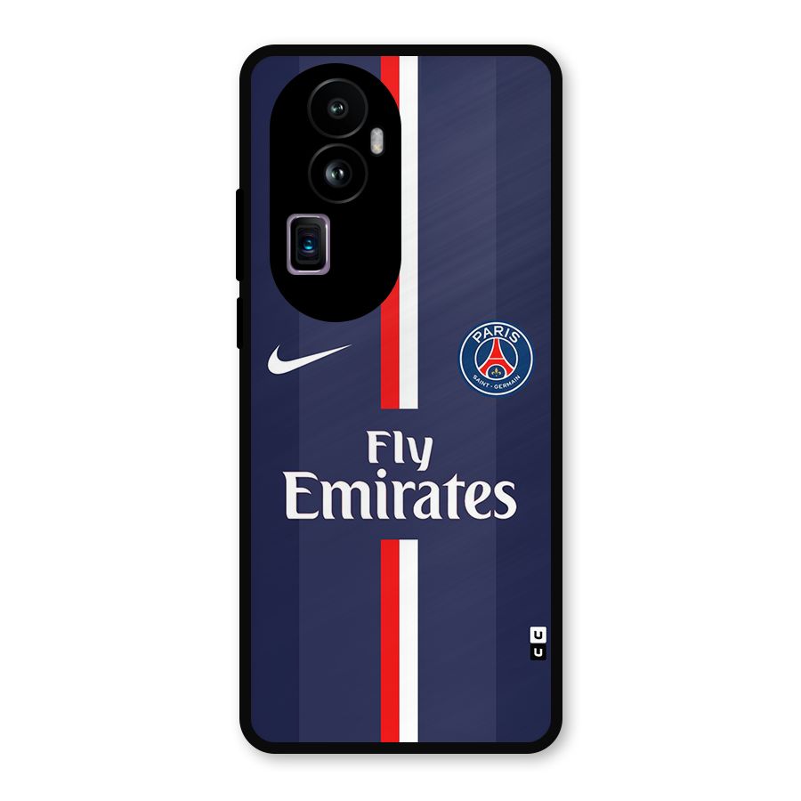 Saint Paris Jersey Metal Back Case for Oppo Reno10 Pro Plus