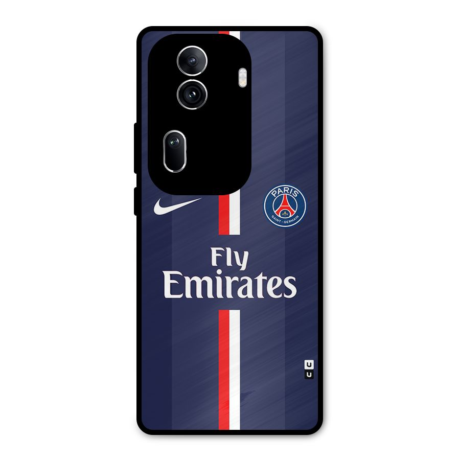Saint Paris Jersey Metal Back Case for Oppo Reno11 Pro 5G