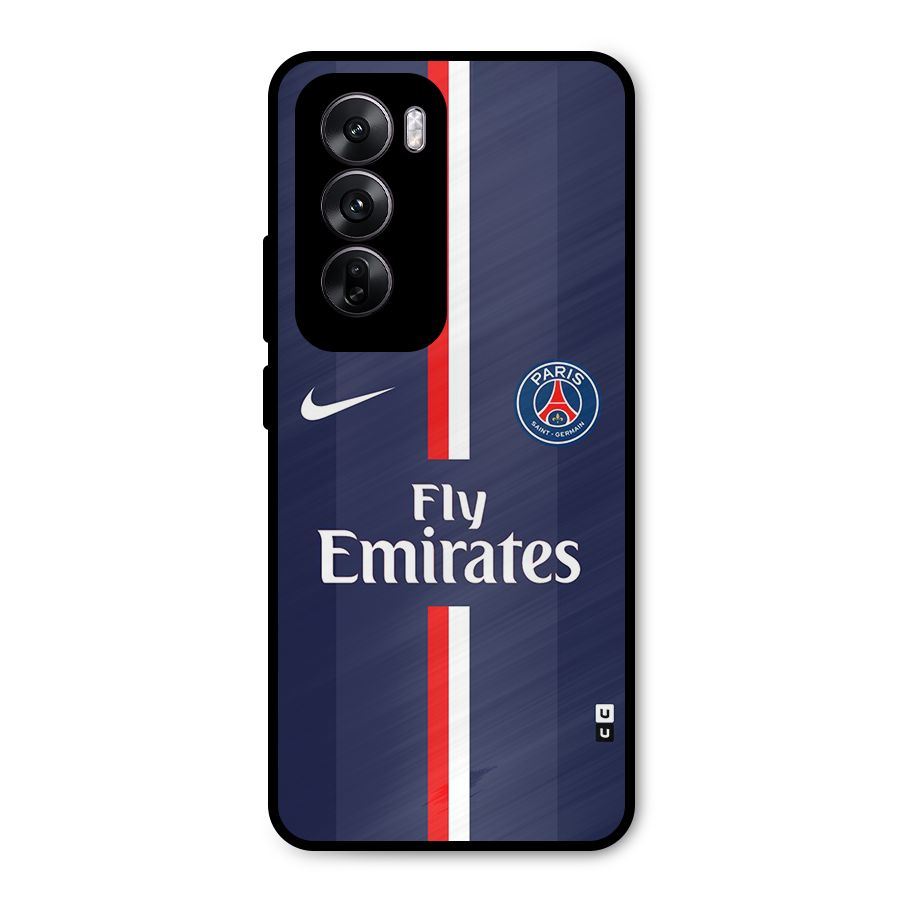 Saint Paris Jersey Metal Back Case for Oppo Reno12