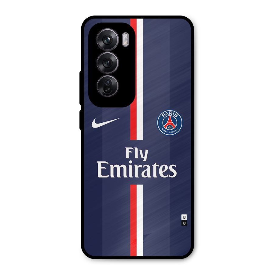 Saint Paris Jersey Metal Back Case for Oppo Reno12 Pro