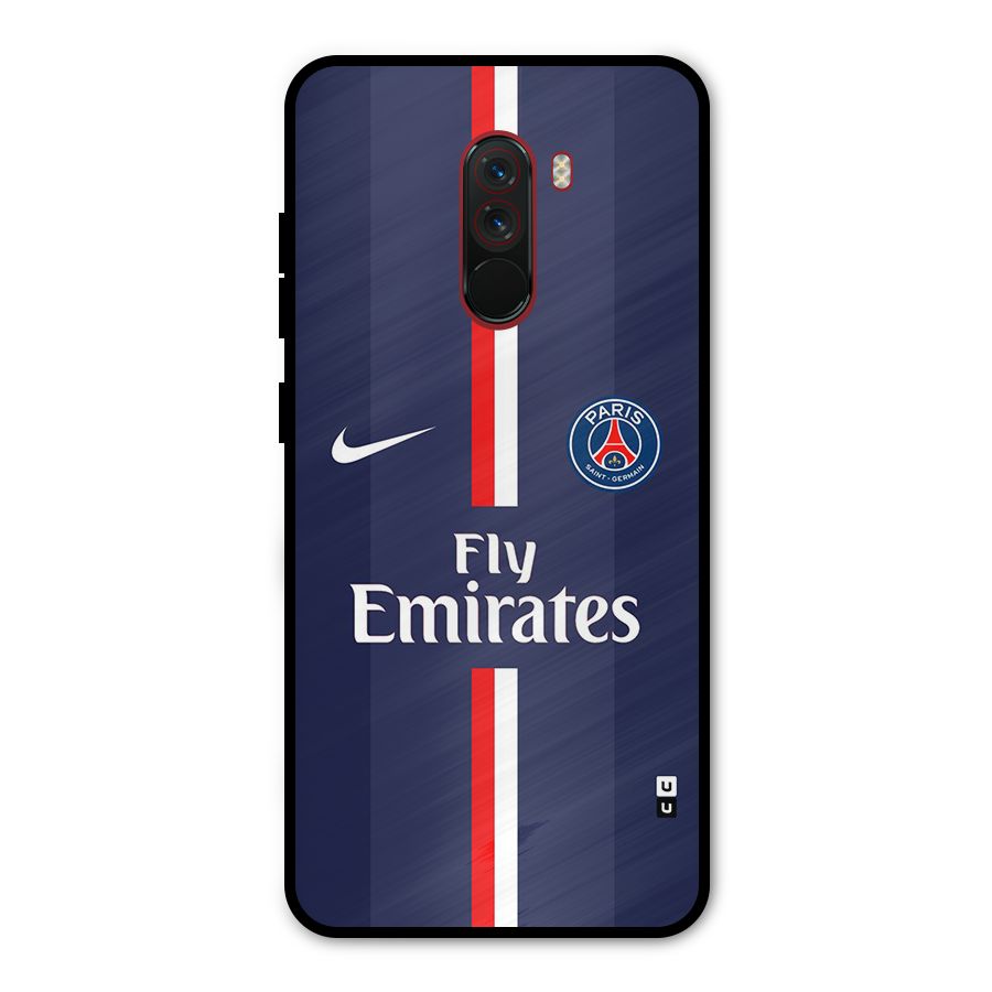 Saint Paris Jersey Metal Back Case for Poco F1