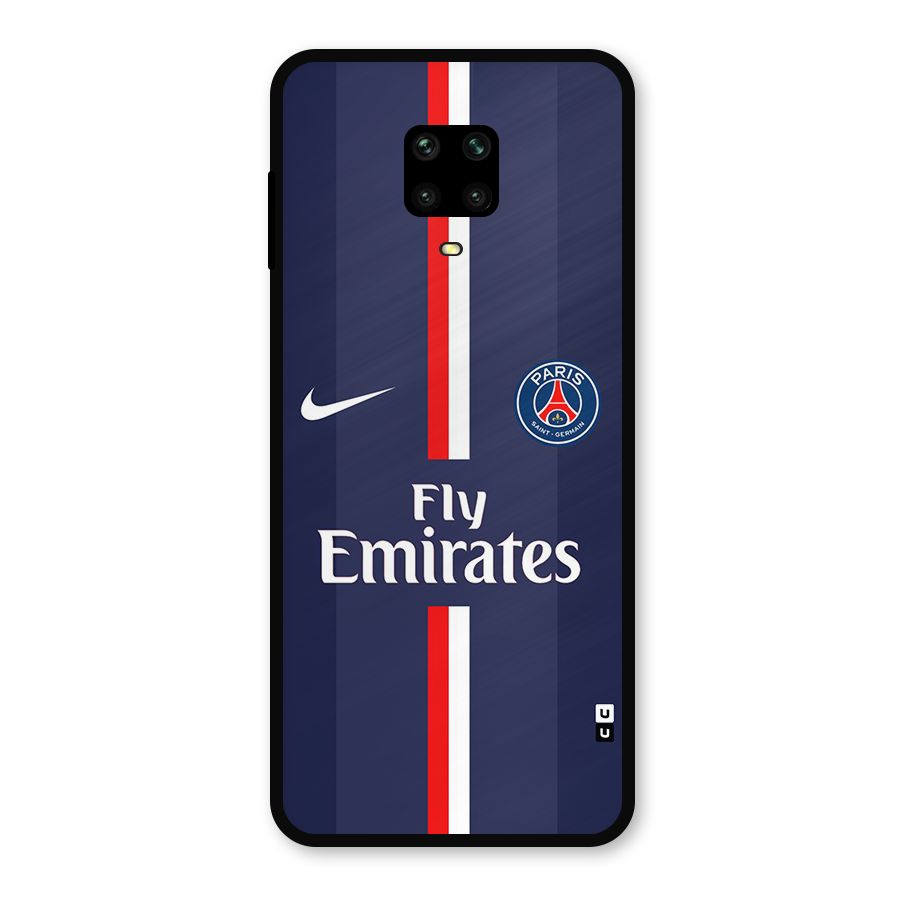 Saint Paris Jersey Metal Back Case for Poco M2 Pro