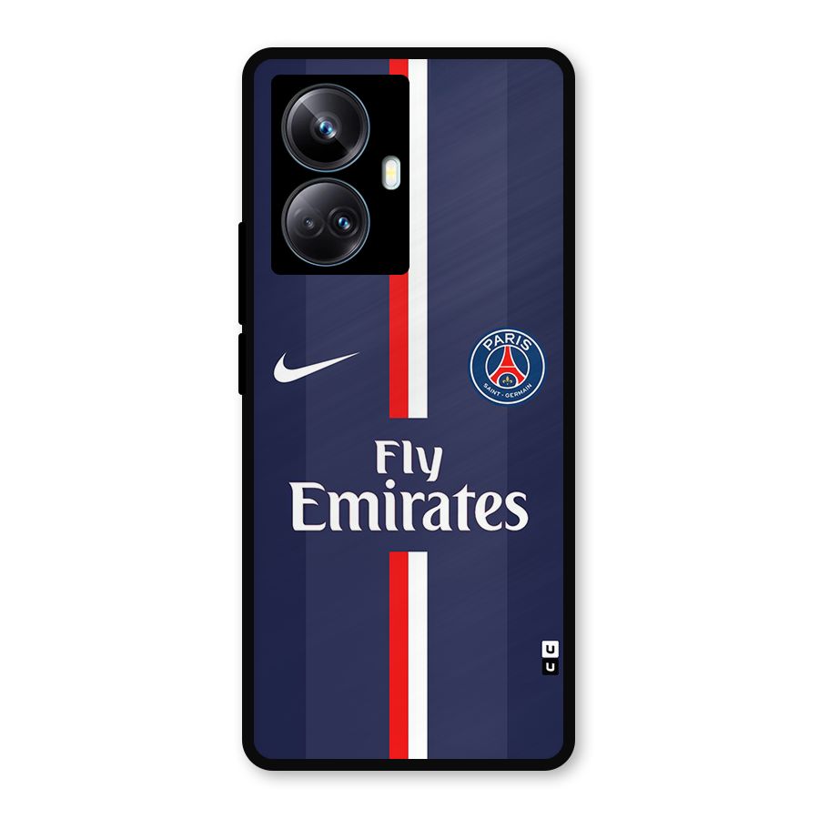 Saint Paris Jersey Metal Back Case for Realme 10 Pro Plus