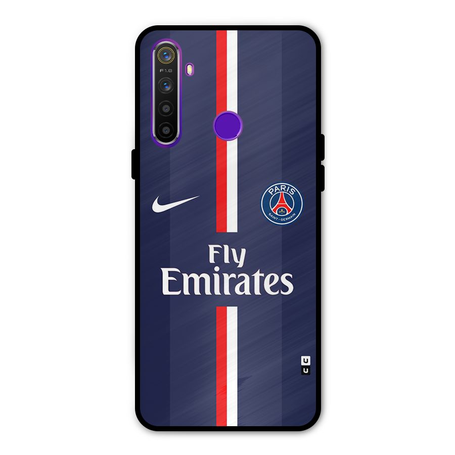 Saint Paris Jersey Metal Back Case for Realme 5i