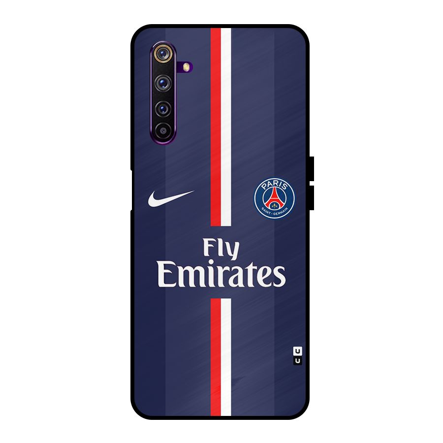Saint Paris Jersey Metal Back Case for Realme 6 Pro
