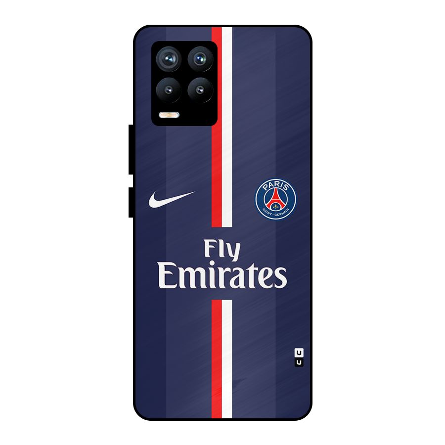 Saint Paris Jersey Metal Back Case for Realme 8