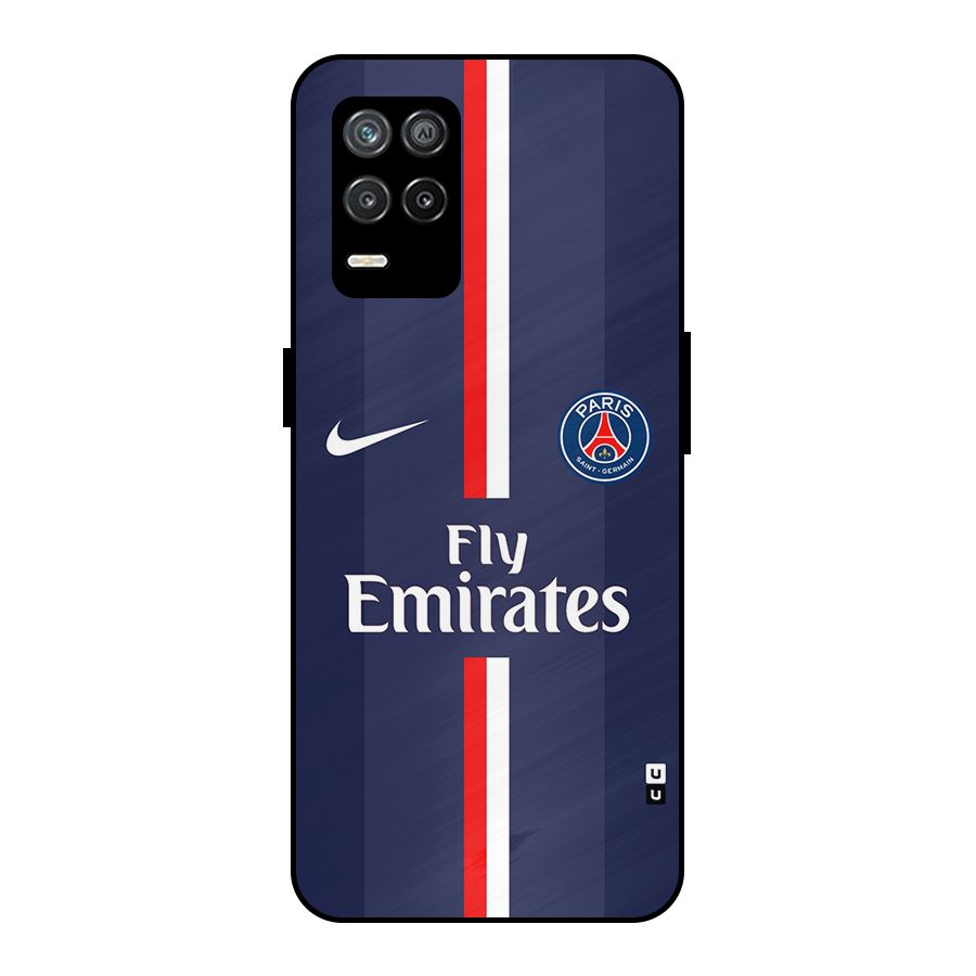 Saint Paris Jersey Metal Back Case for Realme 8 5G