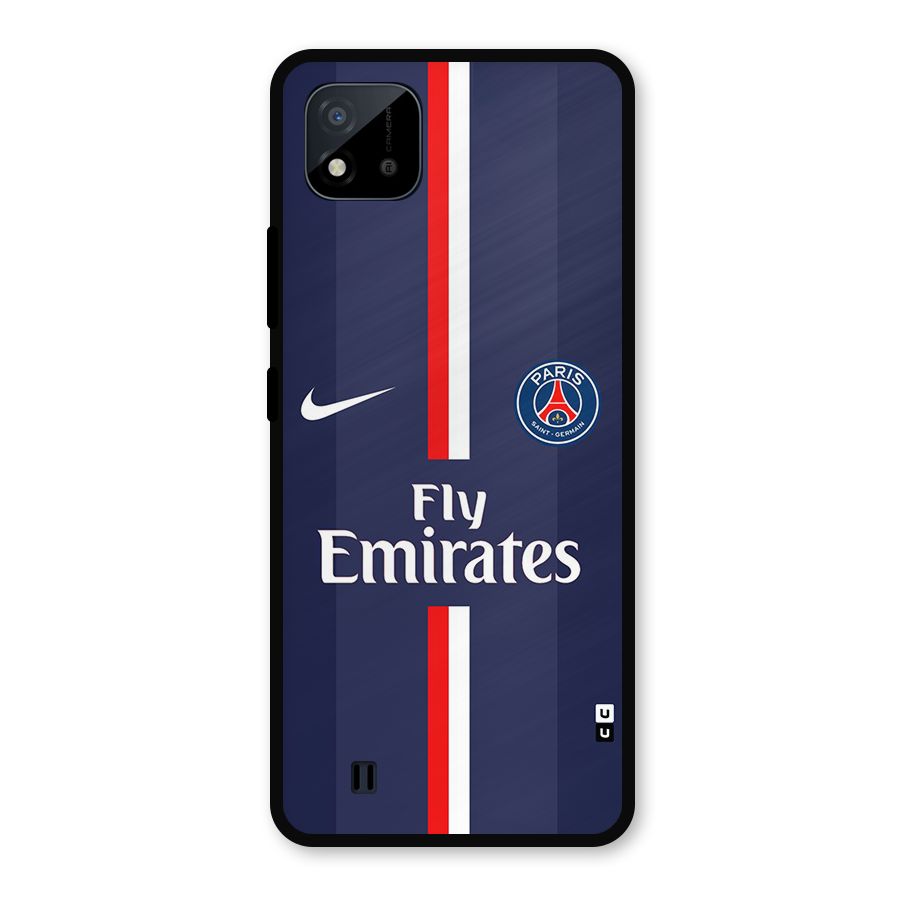 Saint Paris Jersey Metal Back Case for Realme C11 2021