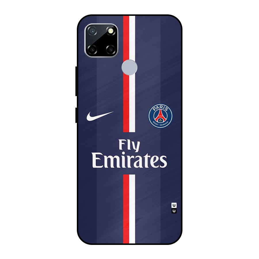 Saint Paris Jersey Metal Back Case for Realme Narzo 20