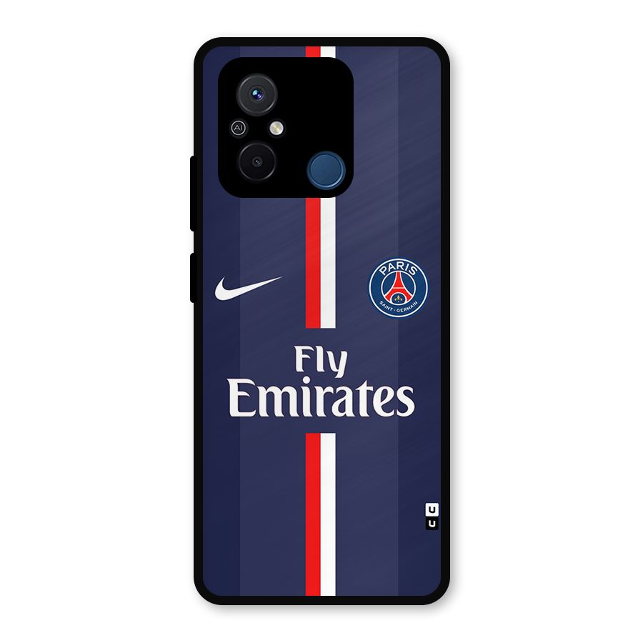 Saint Paris Jersey Metal Back Case for Redmi 12C