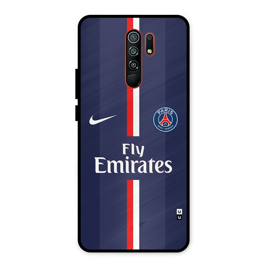 Saint Paris Jersey Metal Back Case for Redmi 9 Prime