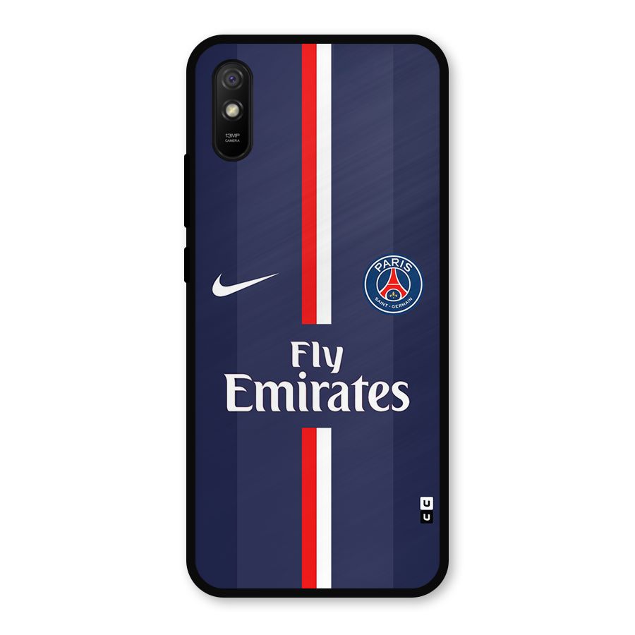Saint Paris Jersey Metal Back Case for Redmi 9i