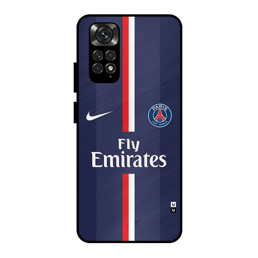Saint Paris Jersey Metal Back Case for Redmi Note 11 Pro