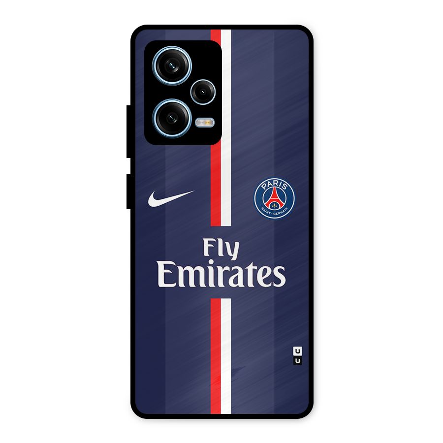 Saint Paris Jersey Metal Back Case for Redmi Note 12 Pro