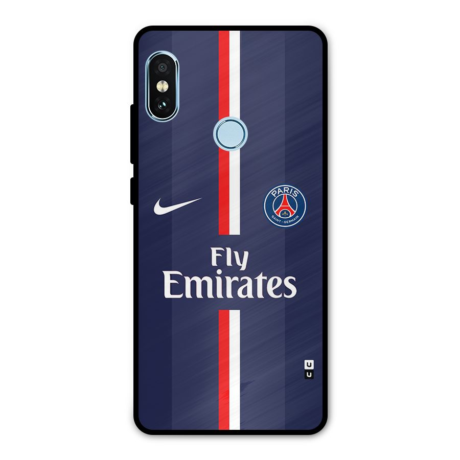 Saint Paris Jersey Metal Back Case for Redmi Note 5 Pro