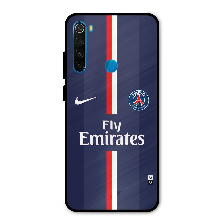 Saint Paris Jersey Metal Back Case for Redmi Note 8