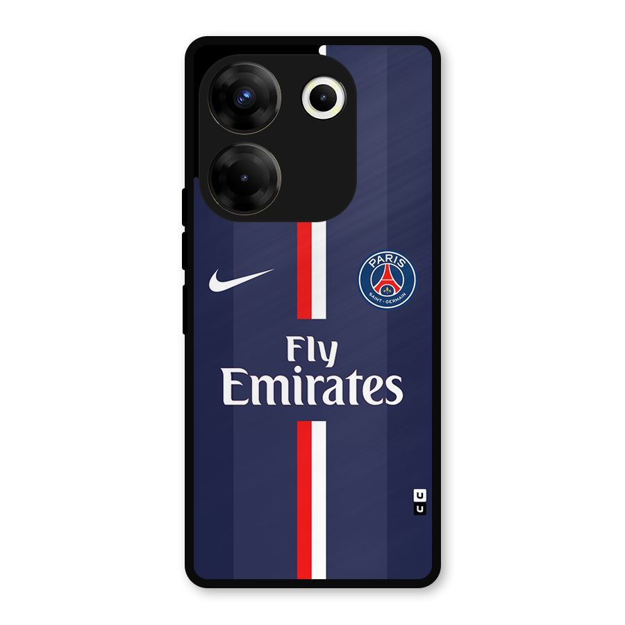 Saint Paris Jersey Metal Back Case for Tecno Camon 20 Pro