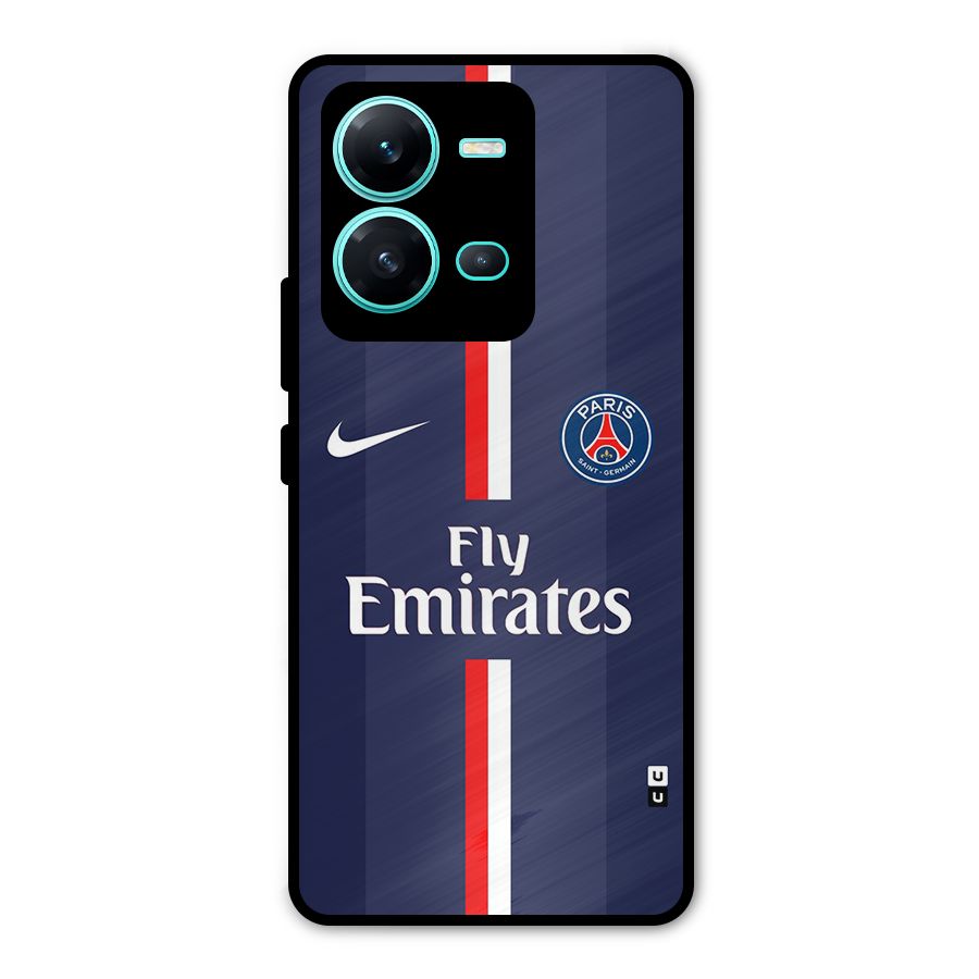 Saint Paris Jersey Metal Back Case for Vivo V25