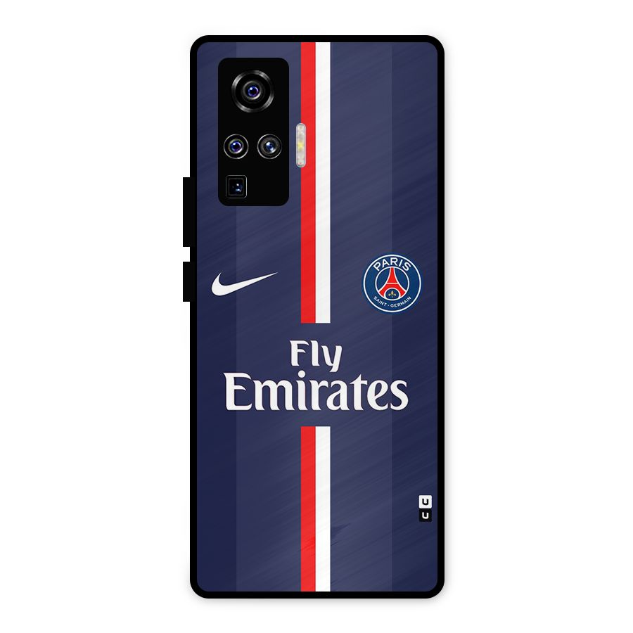 Saint Paris Jersey Metal Back Case for Vivo X50 Pro