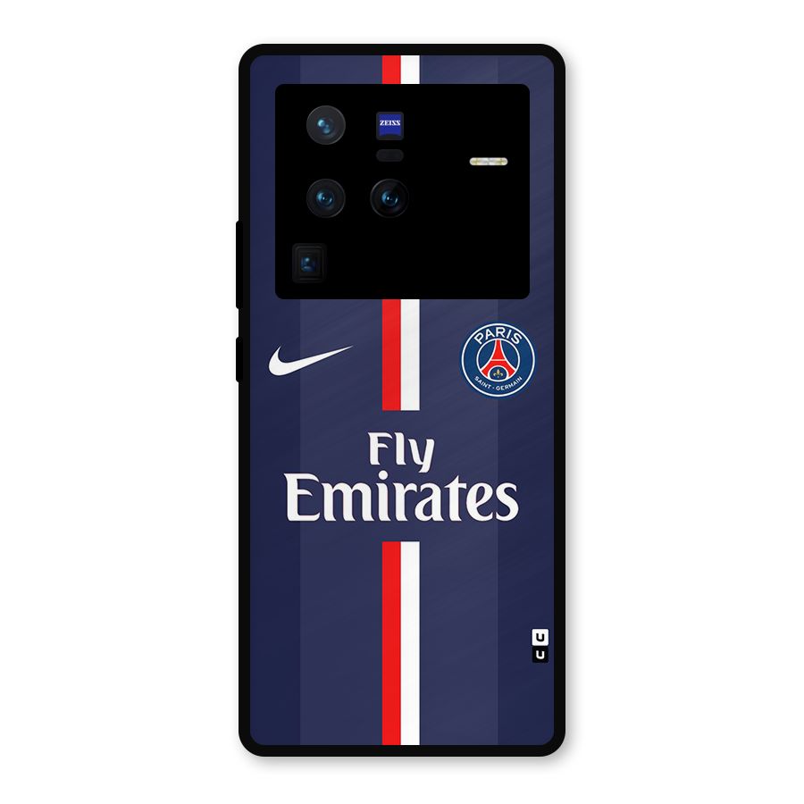 Saint Paris Jersey Metal Back Case for Vivo X80 Pro