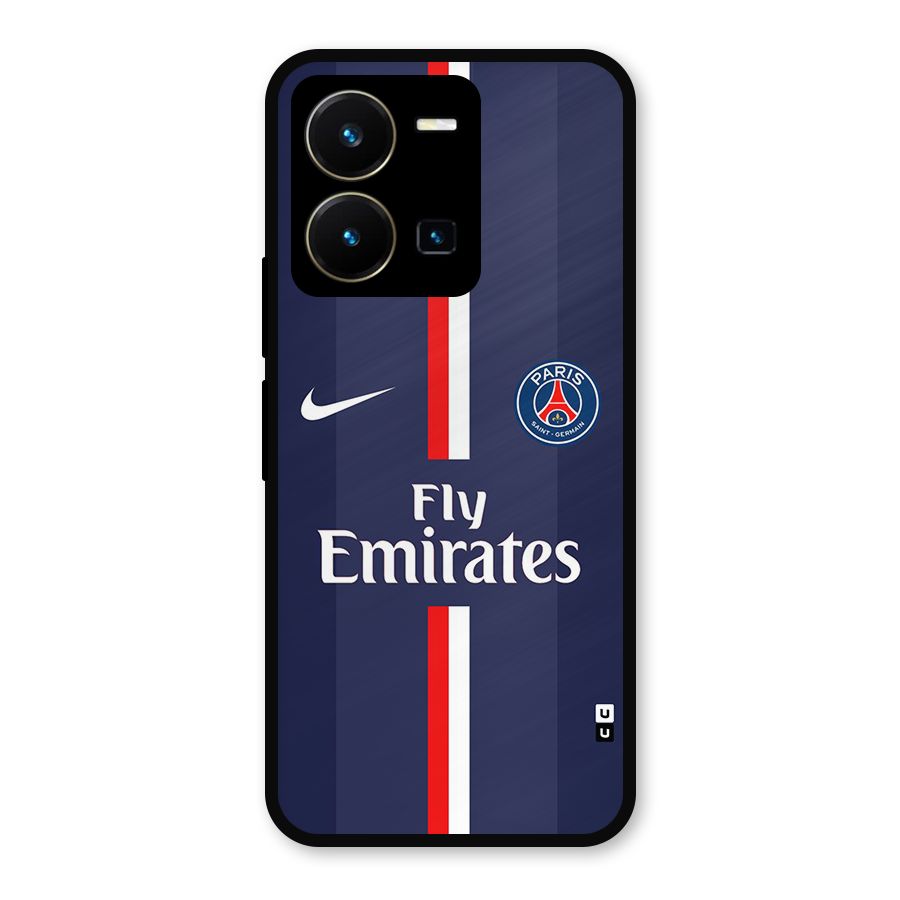 Saint Paris Jersey Metal Back Case for Vivo Y35