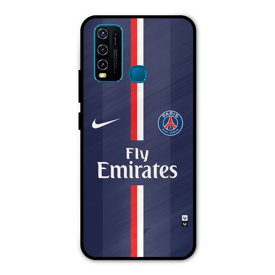 Saint Paris Jersey Metal Back Case for Vivo Y50