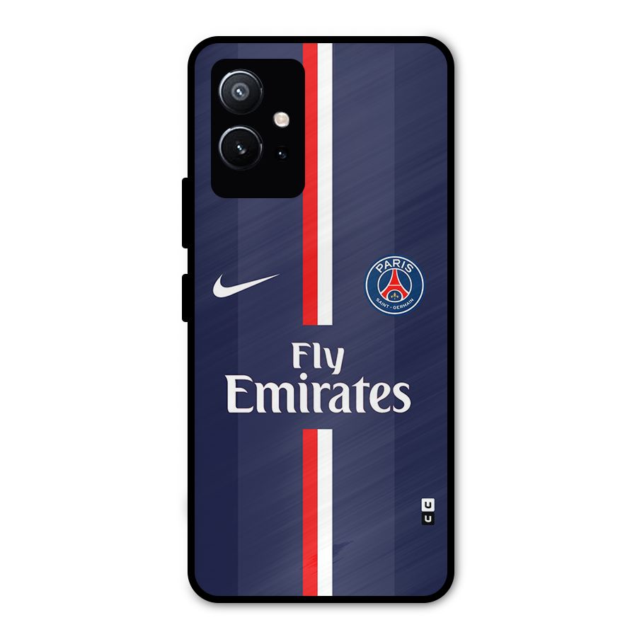 Saint Paris Jersey Metal Back Case for Vivo Y75 5G