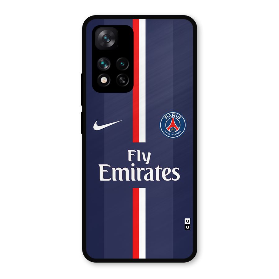 Saint Paris Jersey Metal Back Case for Xiaomi 11i Hypercharge 5G
