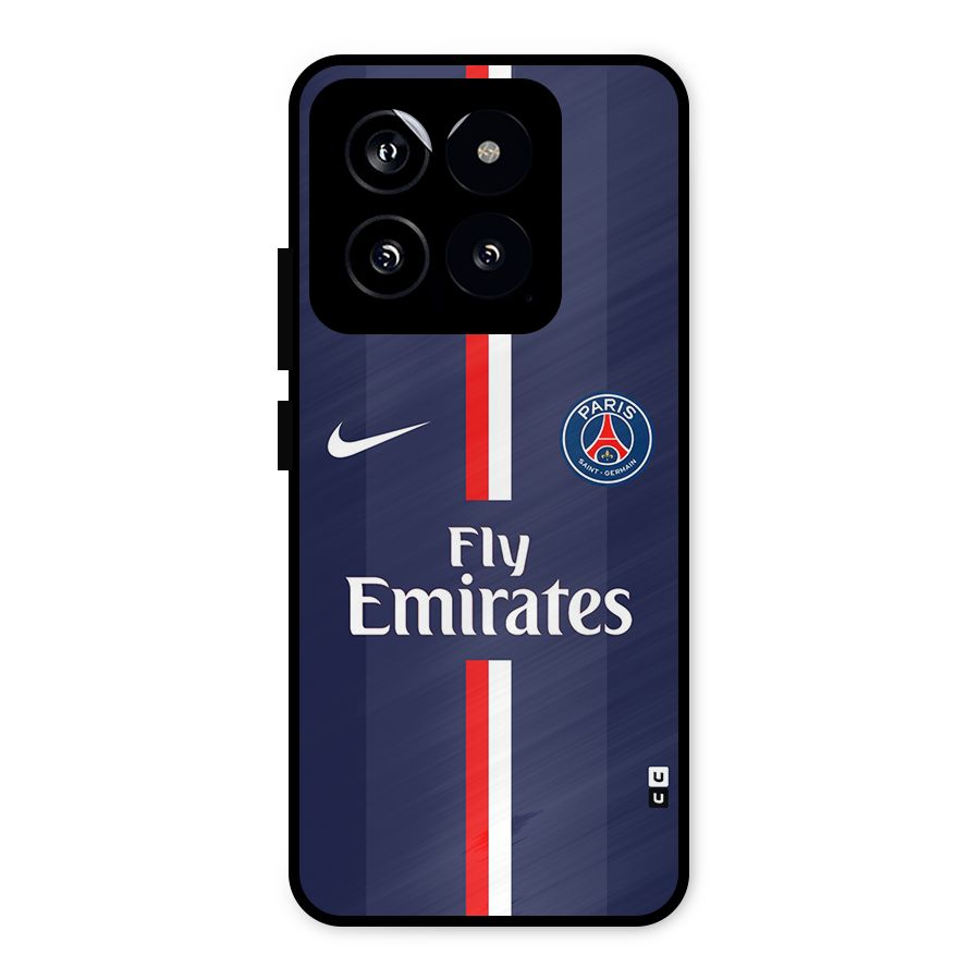 Saint Paris Jersey Metal Back Case for Xiaomi 14