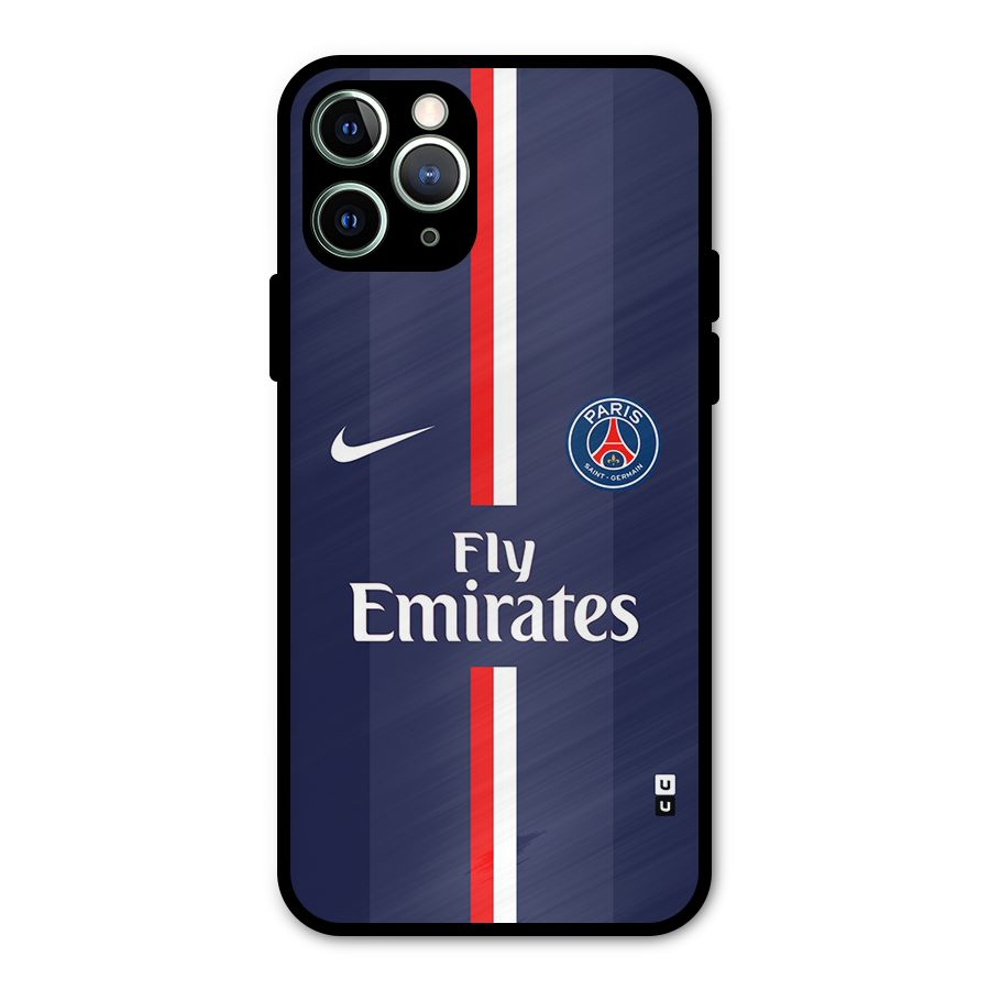 Saint Paris Jersey Metal Back Case for iPhone 11 Pro Max