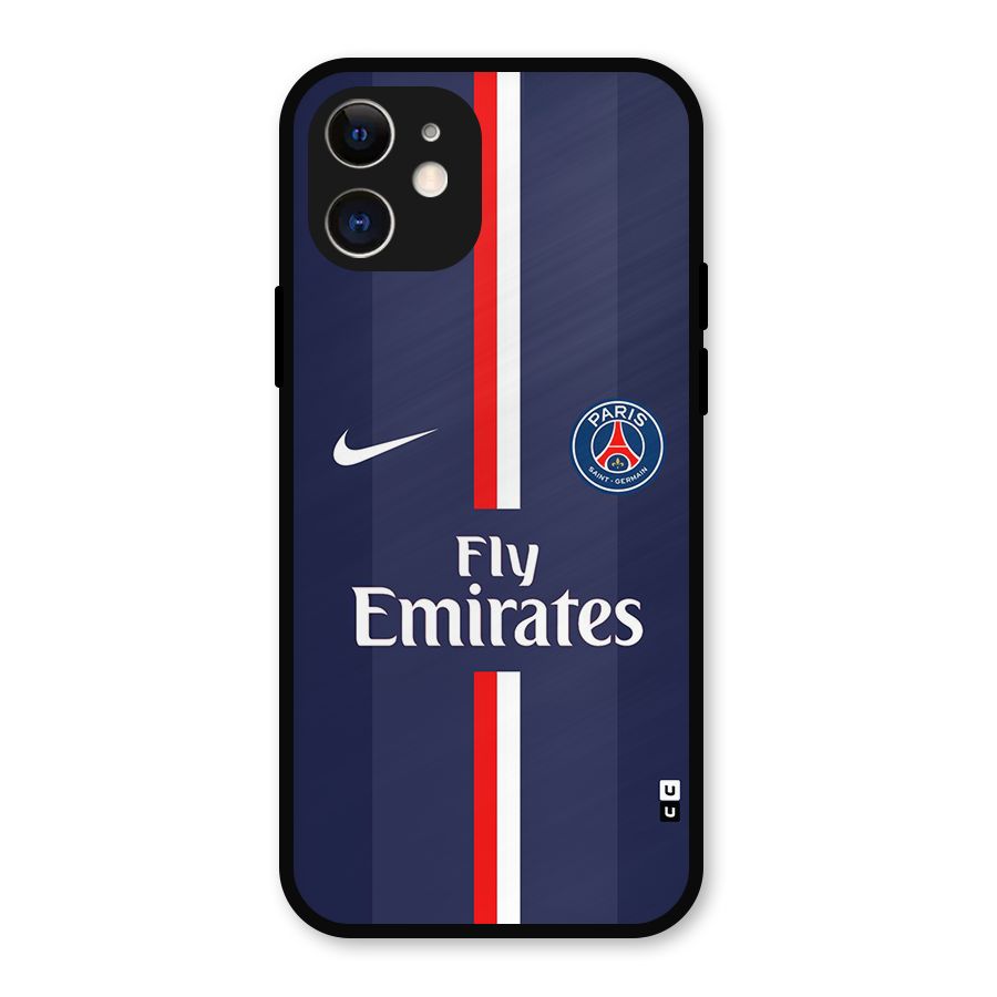 Saint Paris Jersey Metal Back Case for iPhone 12